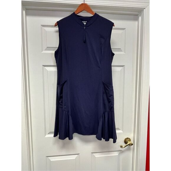 Jack Smith Sleeveless Navy Athletic Dress sz 2X EUC - Picture 1 of 9